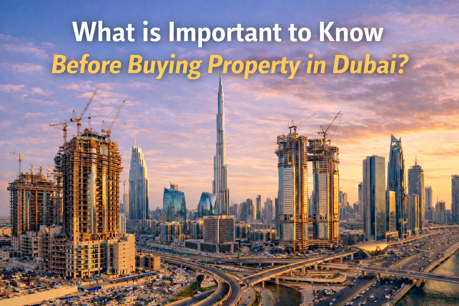 What is Important to Know Before Buying Property in Dubai