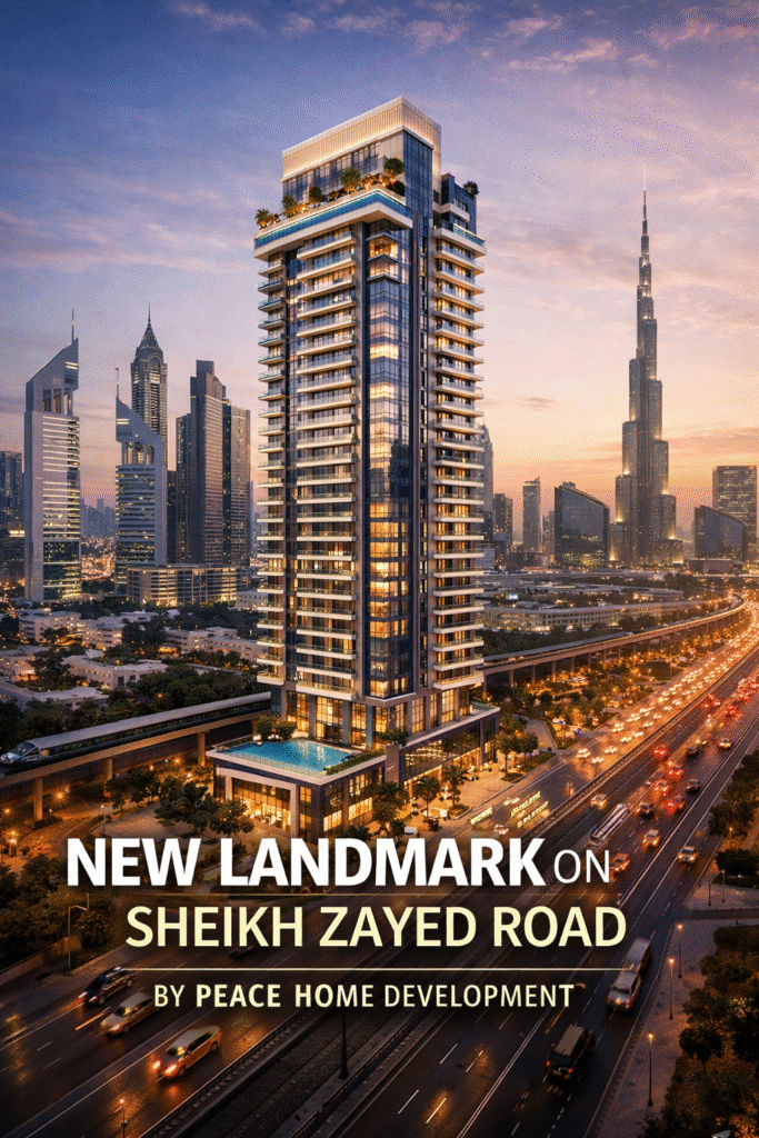 New Residential Landmark Coming to Sheikh Zayed Road by Peace Home Development